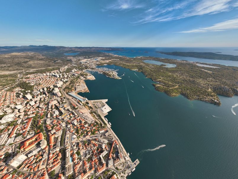 Take a look at what Šibenik looks like from above: Breathtaking shots captured through the lens of Boris Trogrančić.